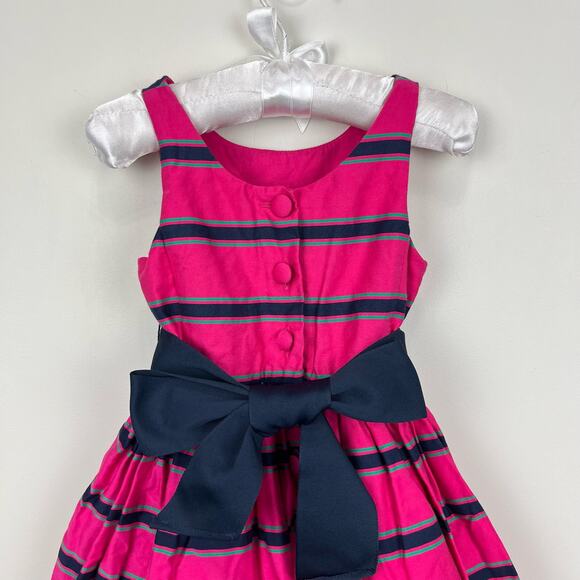 Ralph Lauren Striped Cotton Poplin Dress 2T - Picture 6 of 7